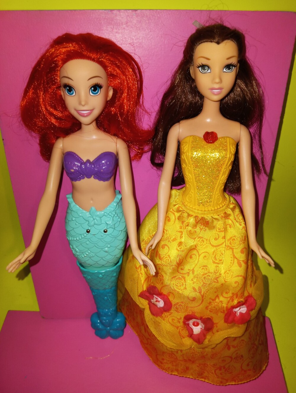 Princess Arìel & Belle Doll Damaged